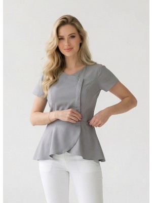 Fartuszek z baskinką nr 44 szara