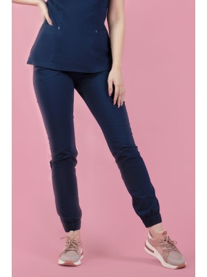Spodnie joggery scrubs 101 granatowe