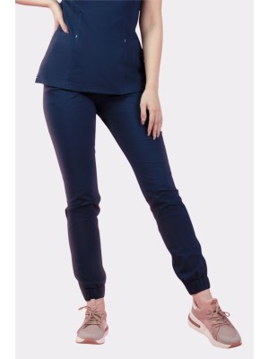 Spodnie joggery scrubs 101 granatowe