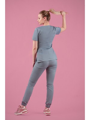 Spodnie joggery scrubs 101 jasny jeans