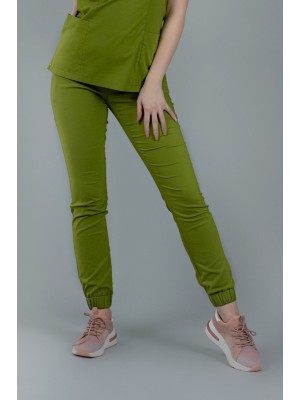 Spodnie joggery scrubs 101 zielone