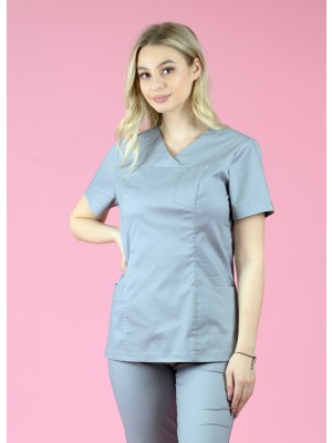 Bluza medyczna scrubs 104H szara