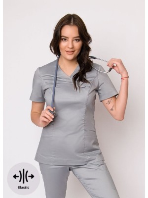 Bluza scrubs nr 86-H szara