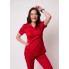 Bluza scrubs nr 86-H czerwień