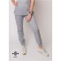 Spodnie scrubs nr 86-H srebrne