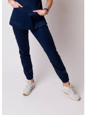 Spodnie scrubs nr 86-H granatowe
