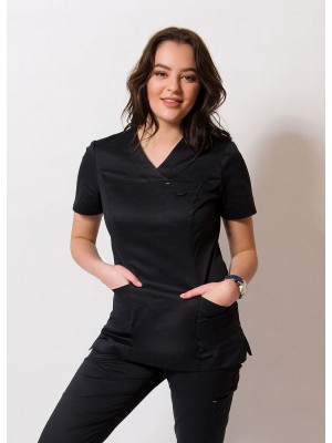 Bluza scrubs nr 86-H czarna