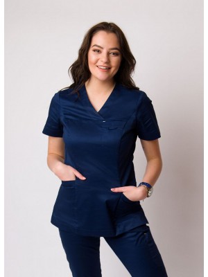 Bluza scrubs nr 86-H granatowa roz. 36