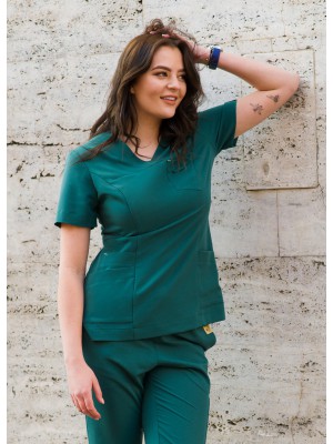 Bluza scrubs nr 88-O but.zieleń