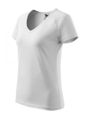 128 Koszulka V-neck Biała