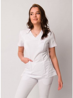 Bluza scrubs nr 88-O biel