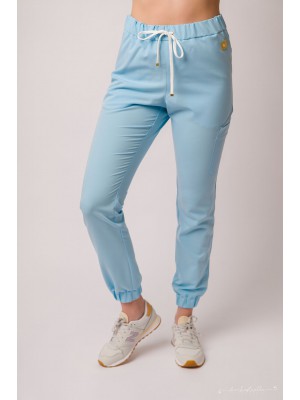 Spodnie scrubs nr 88-O baby blue