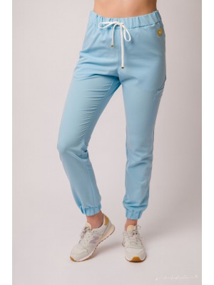 Spodnie scrubs nr 88-O baby blue