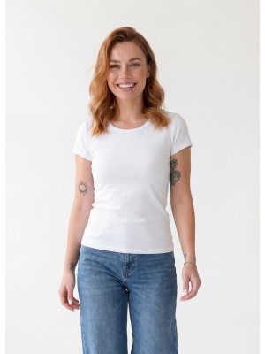 141-R Koszulka SLIM biała