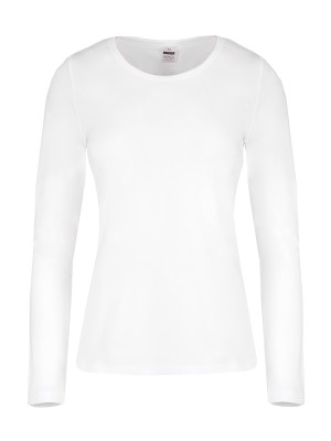 139-R biała Koszulka damska slim