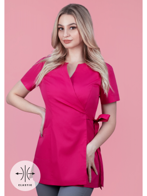 Fartuszek kosmetyczny nr 67-H fuksja SKAZA