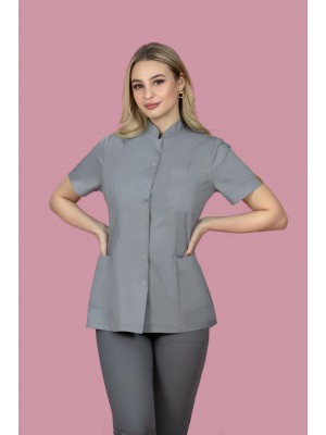 Fartuszek kosmetyczny nr 9 szary SKAZA