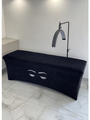 Pokrowiec na łóżko kosmetyczne z wycięciem na nogi 185x60 cm 
