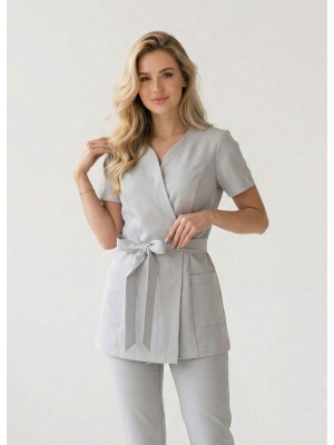 Tunika wiązana nr 194 jasny szary