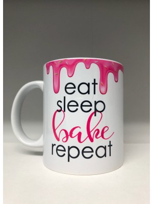 Kubek Eat sleep bake repeat SKAZA