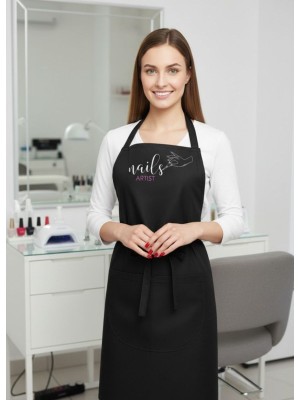 Fartuszek nr 32 czarny mat + czarny mat Nails Artist