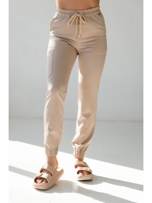 Spodnie scrubs nr 188 beżowe
