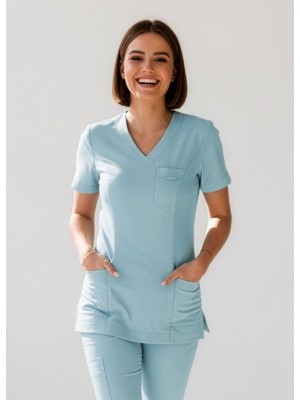 Bluza scrubs nr 188 mroźna mięta