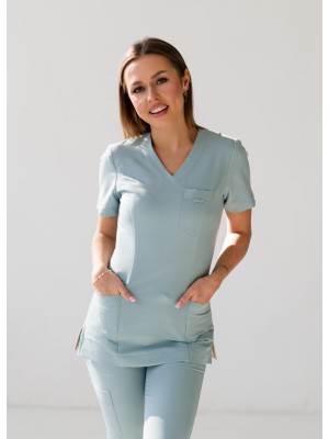 Bluza scrubs nr 188 mroźna mięta