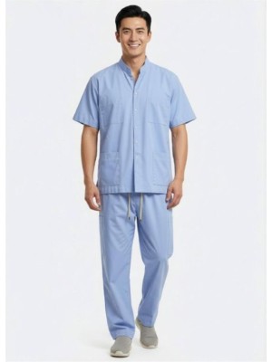 Komplet medyczny męski j.niebieski roz.48