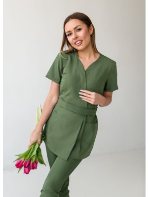 Tunika wiązana nr 194 khaki