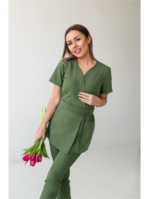 Tunika wiązana nr 194 khaki