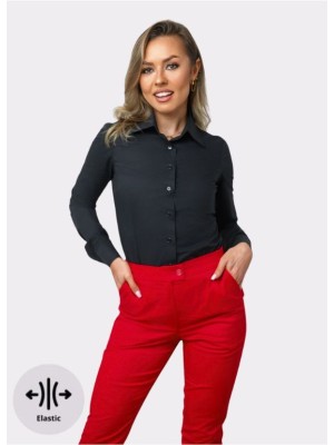 Spodnie nr 42-EL elastyczne rurki czerwone