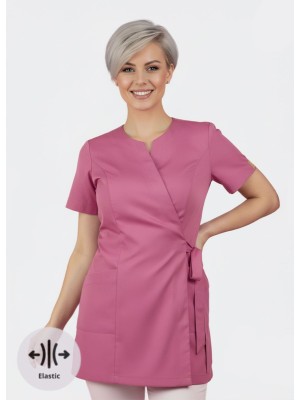 Fartuszek kosmetyczny nr 67-EL brudny róż