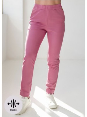 Spodnie nr 195-EL brudny róż