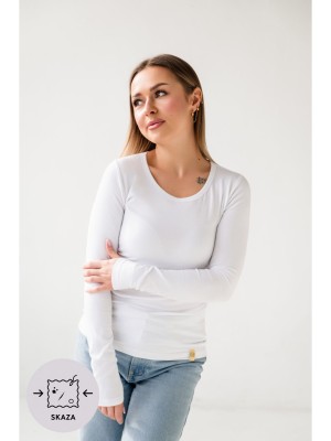 139-R Koszulka SLIM biała II GATUNEK