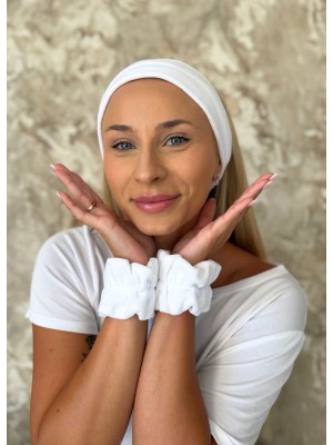 Opaska welurowa z gumką