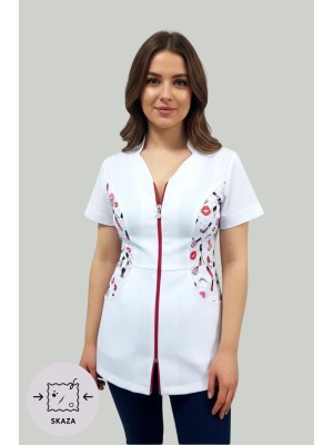 nr 79 biały Make-Up Print SKAZA