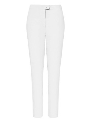 Spodnie nr 42-EL elastyczne rurki białe