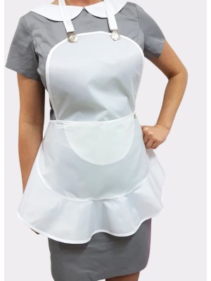 Fartuszek nr 46 biały + biały