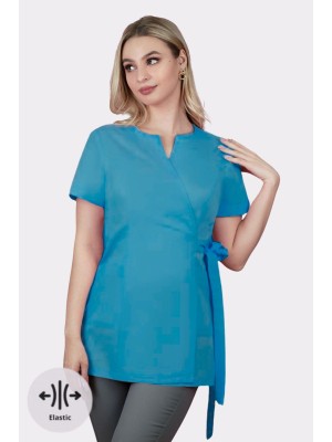 Fartuszek kosmetyczny nr 67-EL turkus