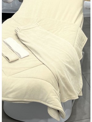 Peniuar ECRU tunika welur rzep II GATUNEK