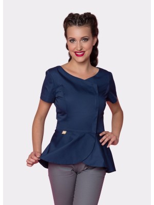 Fartuszek z baskinką nr 44-EL granat