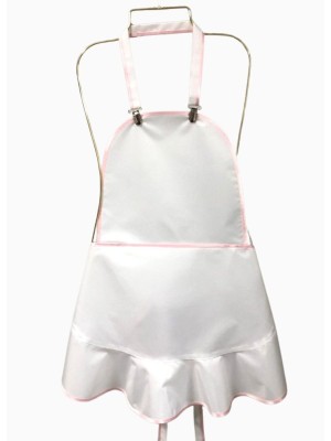 Fartuszek przedni nr 46 biały + puder