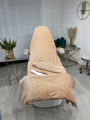 Kołderka pikowana PIASEK 100x180 cm dwustronna welur II GATUNEK