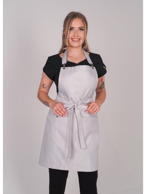 Fartuszek nr 99 srebrny + srebrne klamerki SKAZA