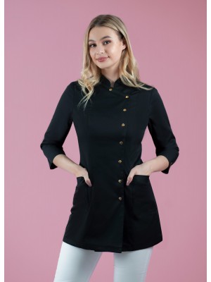 Fartuszek kosmetyczny nr 115-EL czarny