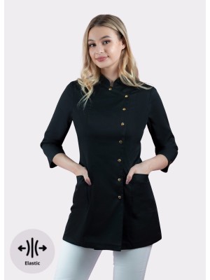 Fartuszek kosmetyczny nr 115-EL czarny SKAZA