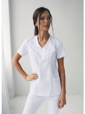 Bluza scrubs nr 188 złamana biel