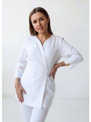 Tunika wiązana nr 189 złamana biel